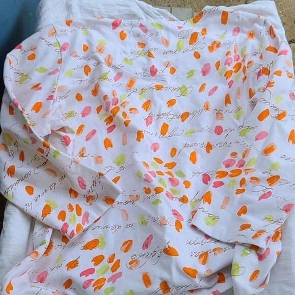 3/10$ Ruby Red Sequins Fall Blouse - Picture 5 of 5